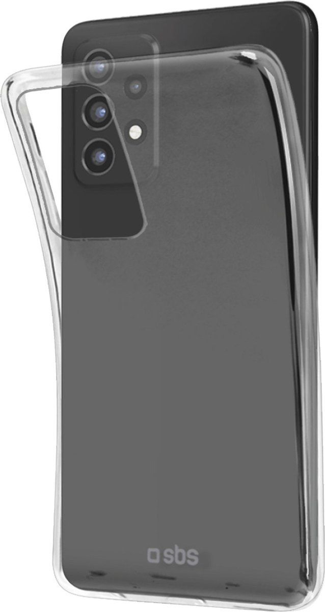 SBS Skinny mobiele telefoon hoesje samsung A73 5G Hoes Transparant