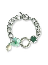 Zatthu Jewelry - N22SS484 - Yvet statement armband met bloem