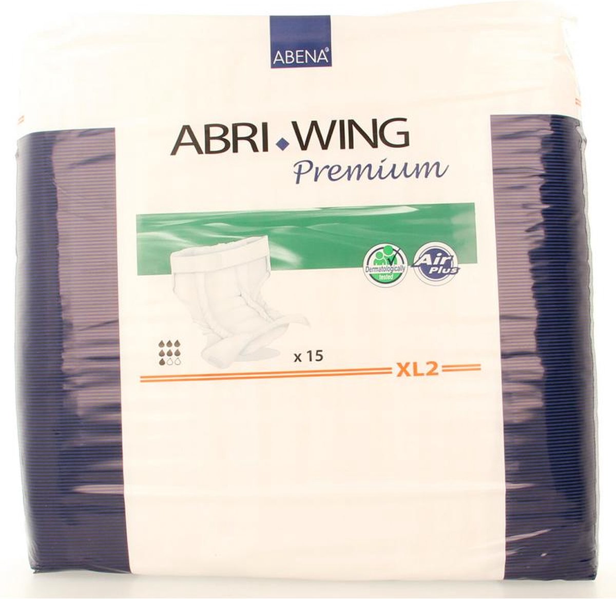 Abena Abri-wing Premium Incontinence Pad With Straps, Extra Large 2 Extra