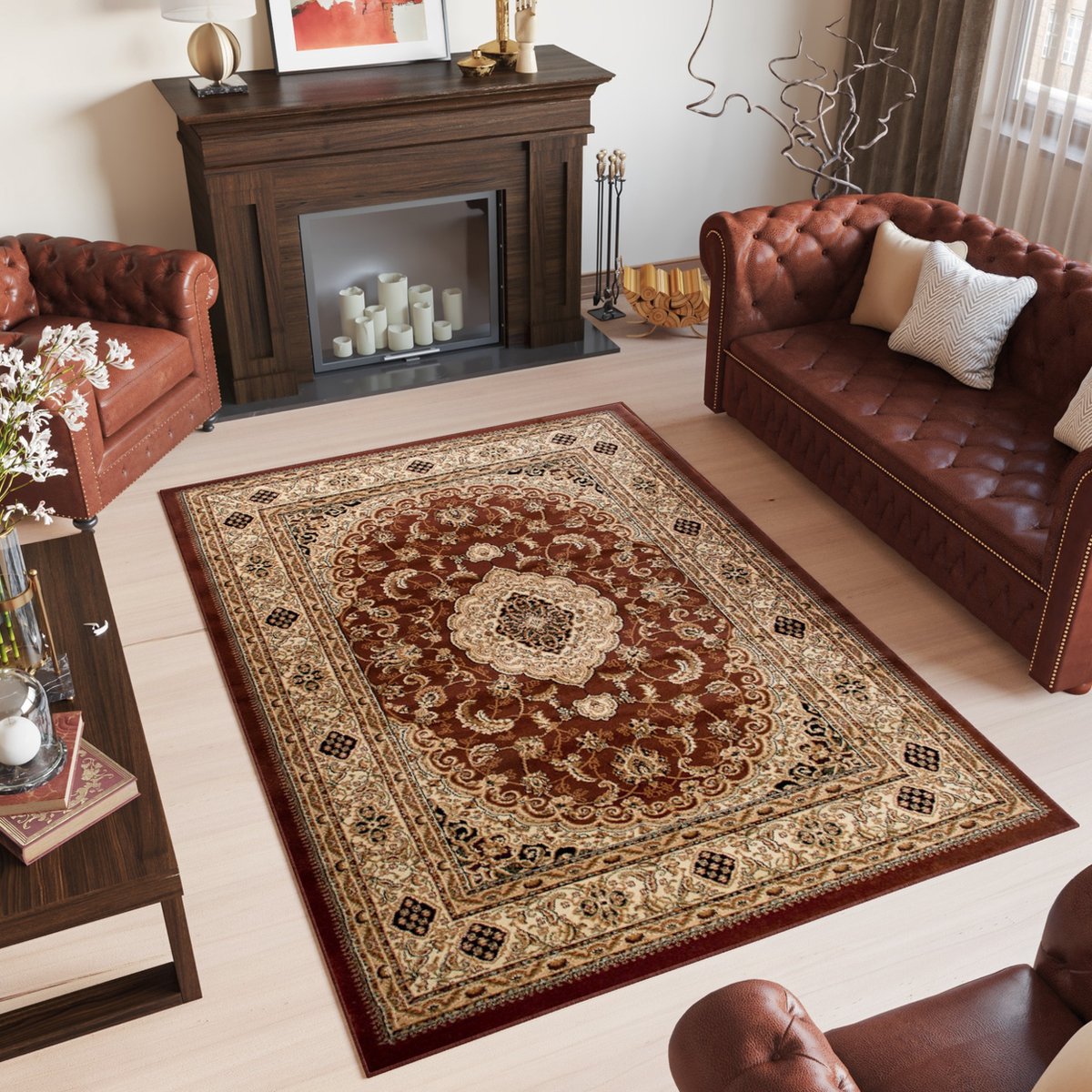 Tapiso Yesemek Vloerkleed Oriental Oosters Perzisch Tapijt Maat- 140x190