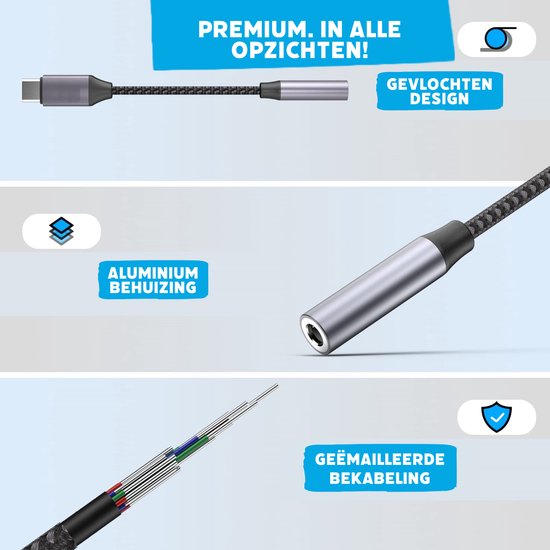 3,5 Mm Naar USB-kabel, 3,5 Mm Mannelijke Stekker Jack