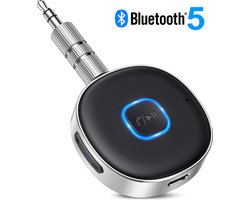 Gadgetplace Bluetooth Receiver Incl. 3.5MM AUX - BT 5.0 - Bluetooth Ontvanger - Handsfree Bellen - Bluetooth Audio Receiver - Bluetooth via AUX