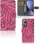 Hoesje ontwerpen Xiaomi 12 | 12X GSM Hoesje Swirl Pink