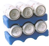 2 Stuks blauwe koelelementen voor frisdrank/bier blikjes