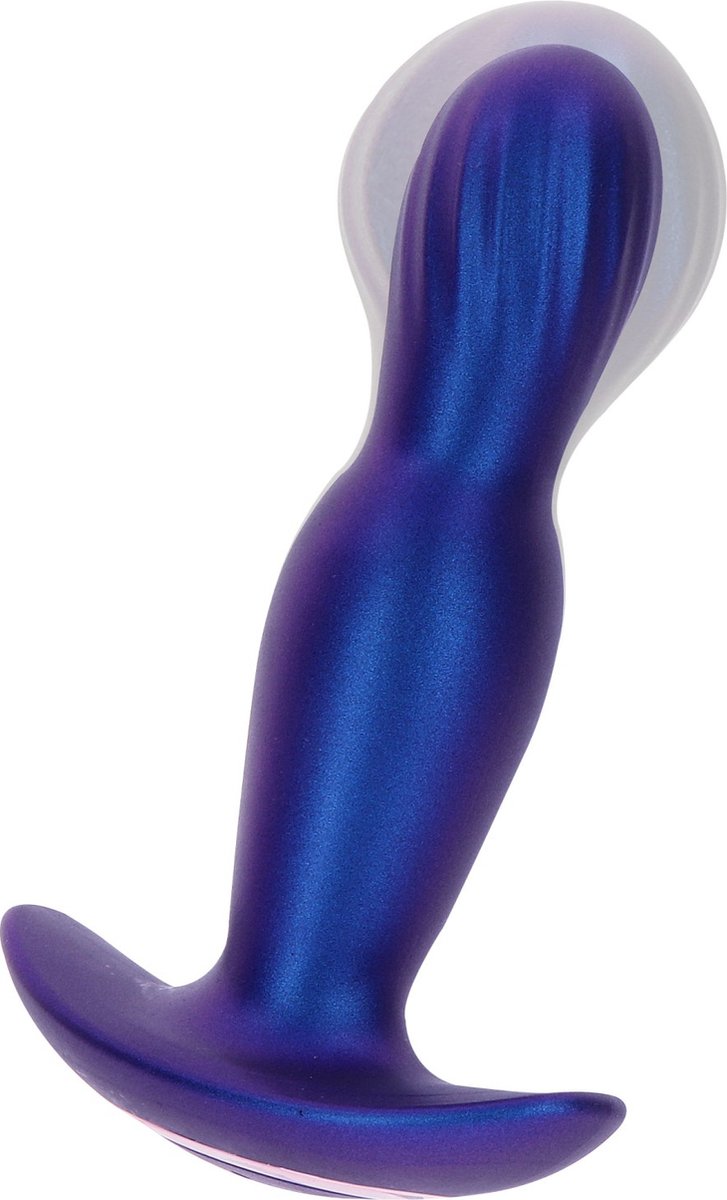 Goedkoopste TOYJOY - The Stout Inflating Vibr Plug - Anal Toys Blauw
