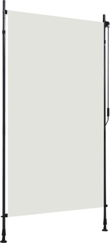 Store enrouleur d'extérieur vidaXL 120 x 270 cm Crème - Store enrouleur - Stores à rouleau - Protection solaire - Protection solaire