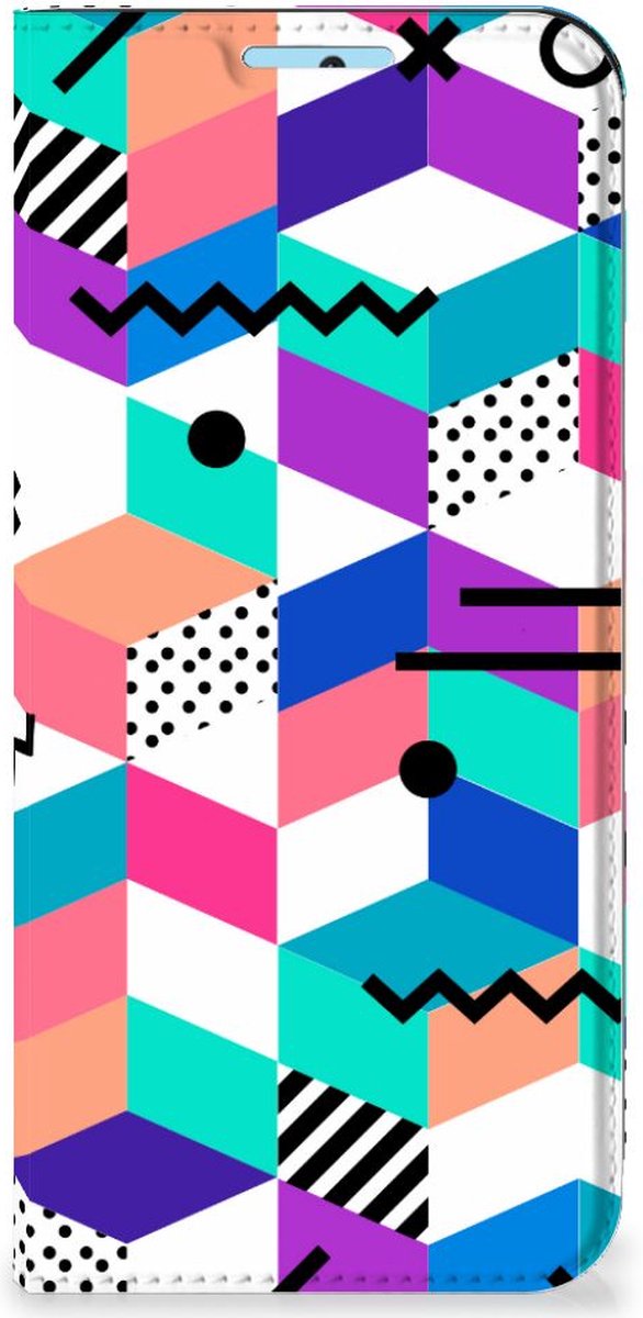 Xiaomi Redmi Note 11/11S Stand Case Blokken Kleurrijk