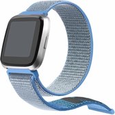 Nylon bandje - blauw, geschikt voor Fitbit Versa & Fitbit Versa 2