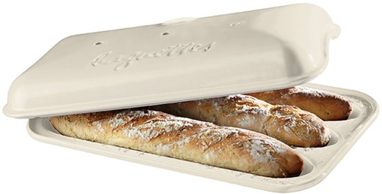 Emile Henry Baguettesvorm E-box - 390x240mm - Lin