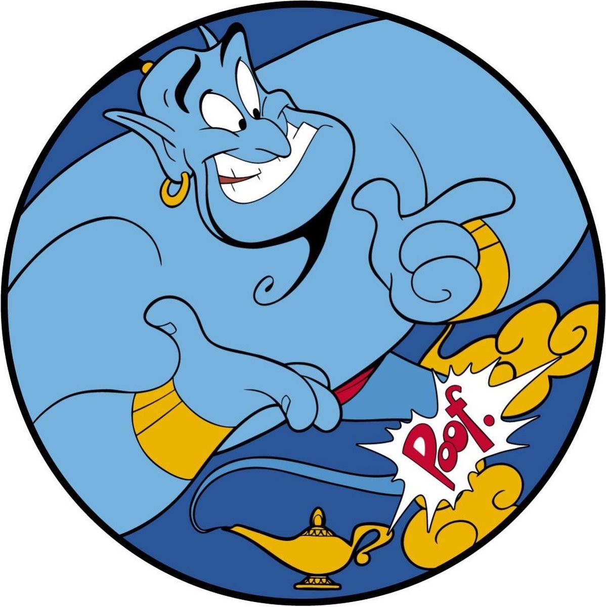Disney Aladdin Genie Towel Round 130cm