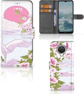 Smartphone Hoesje Nokia G10 | G20 Book Style Case Bird Standing