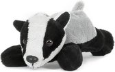 Pluche das knuffel 13 cm speelgoed - Roofdierenknuffels/knuffeldieren/knuffels voor kinderen