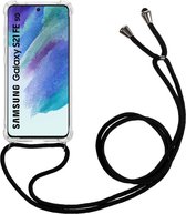 Hoesje met Koord Shockproof TPU Transparant Geschikt voor Samsung Galaxy S21 FE