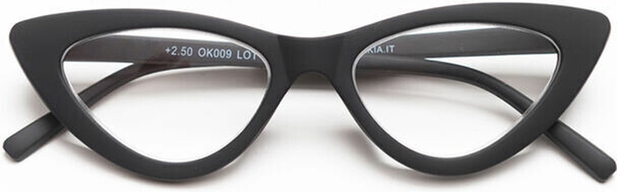 Okkia leesbril Cat Eye vista-Zwart-+ 1.50