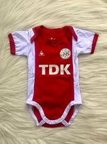 Speciale Editie Cruyff TDK Baby Romper nr. 14 AJAX | Kraamcadeau | Echte fan editie | Maat S (0-6 maanden) | EU62/68