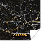 Poster Stadskaart – Kaart – Garbsen – Gold – Duitsland – Plattegrond - 30x30 cm