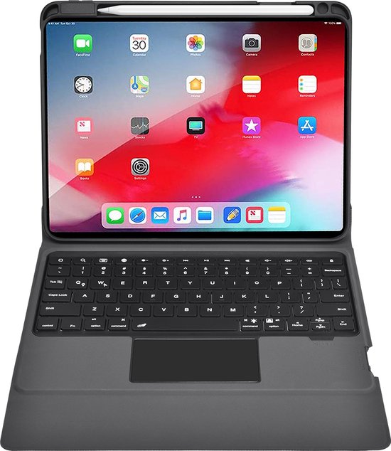 Housse iPad 2021 / iPad 2021 avec clavier - 10,2 pouces - avec clavier  AZERTY - Housse