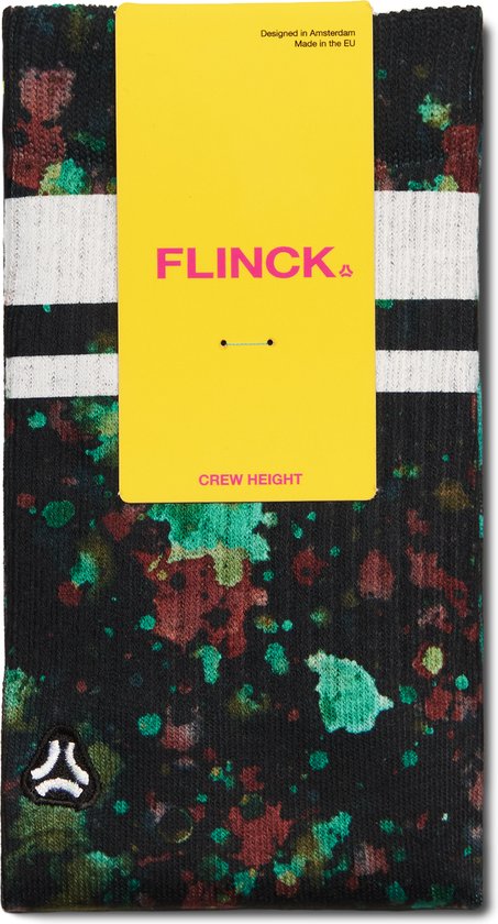 FLINCK Sportsokken - Voodoo - Maat 39-41 - Unisex - Heren Sokken - Dames Sokken - Naadloze sokken - Crossfit Sokken - Hardloop Sokken - Fitness Sokken - Fietssokken - FLINCK