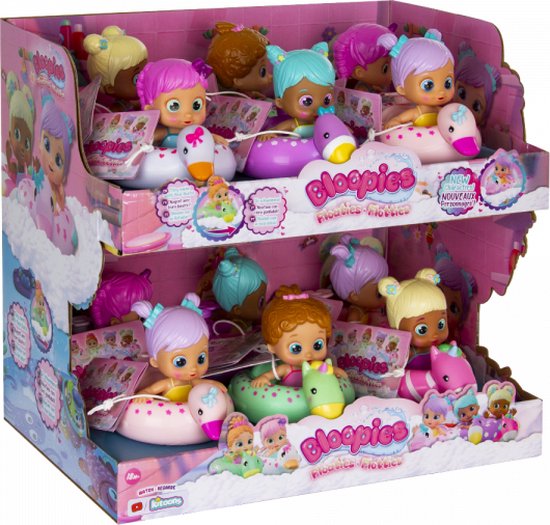 IMC Toys Bloopies Babies Lovely Puppe – Badespielzeug Mit Wasser-Spritz-Funktion (ab 18 Monaten)