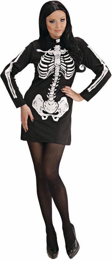 Skelettenjurk voor volwassen vrouwen - Volwassenen kostuums
