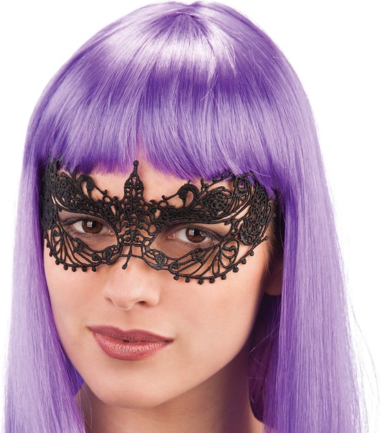 Masque pour les yeux noir en soie pour jeux de bondage - Oronova