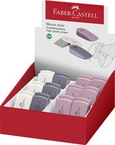 Faber-Castell gum - Harmony - mini met sleeve - assorti display 24 stuks - FC-182434