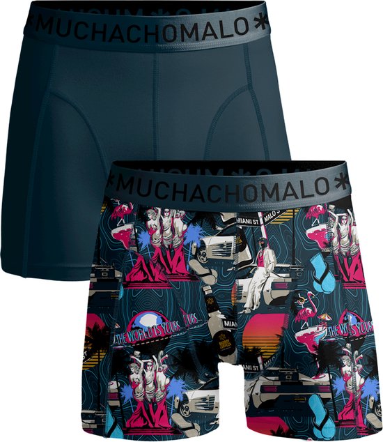 Muchachomalo Boys Boxershorts - 2 Pack - Maat 176 - Jongens Onderbroeken