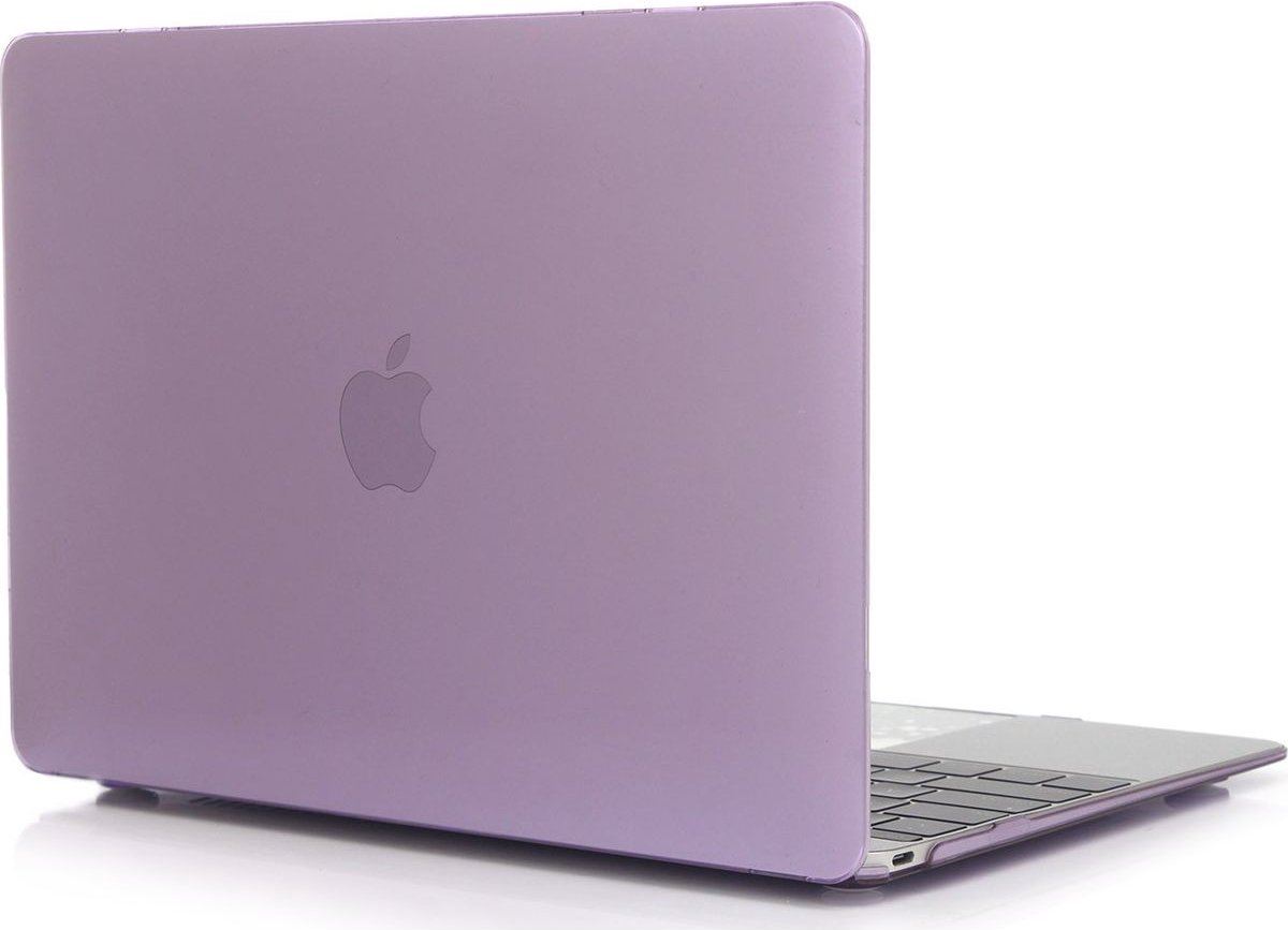 Mobigear Laptophoes geschikt voor Apple MacBook Pro 16 Inch (2021-2024) Hoes Hardshell Laptopcover MacBook Case | Mobigear Glossy - Paars - Model A2485 / A2780 / A2991 / A3186