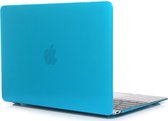 Mobigear - Laptophoes geschikt voor Apple MacBook Air 11 Inch (2010-2016) Hoes Hardshell Laptopcover MacBook Case | Mobigear Glossy - Blauw - Model A1370 / A1465
