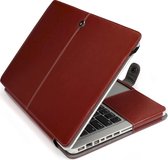 Mobigear - Laptophoes geschikt voor Apple MacBook Pro 15 Inch (2016-2019) Hoes MacBook Case | Mobigear Business - Bruin - Model A1707 / A1990