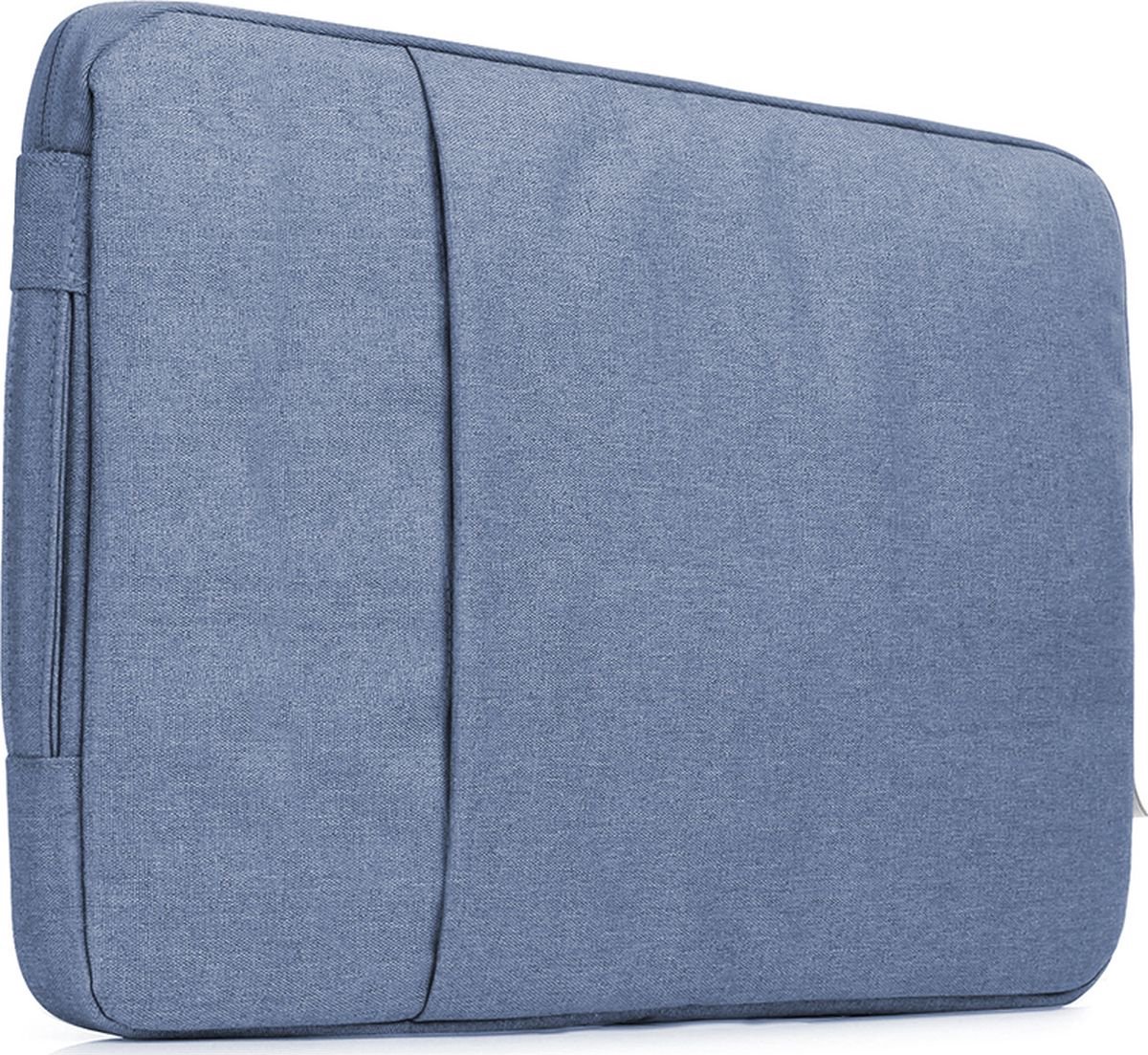 Mobigear Laptophoes geschikt voor Laptop | Mobigear Denim Zipper Sleeve 11 inch Laptop hoes - Marineblauw