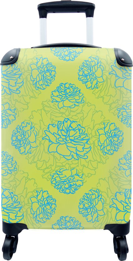 MuchoWow Koffer Met Foto Print - Fruit Toren - Handbagage Trolley 55x35x20 Cm