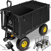 Bol.com Exxen KESSER® Bolderkar 550 kg belastbaar tuinwagen transportwagen tuinwagen uitneembaar zeil gereedschapswagen handwage... aanbieding