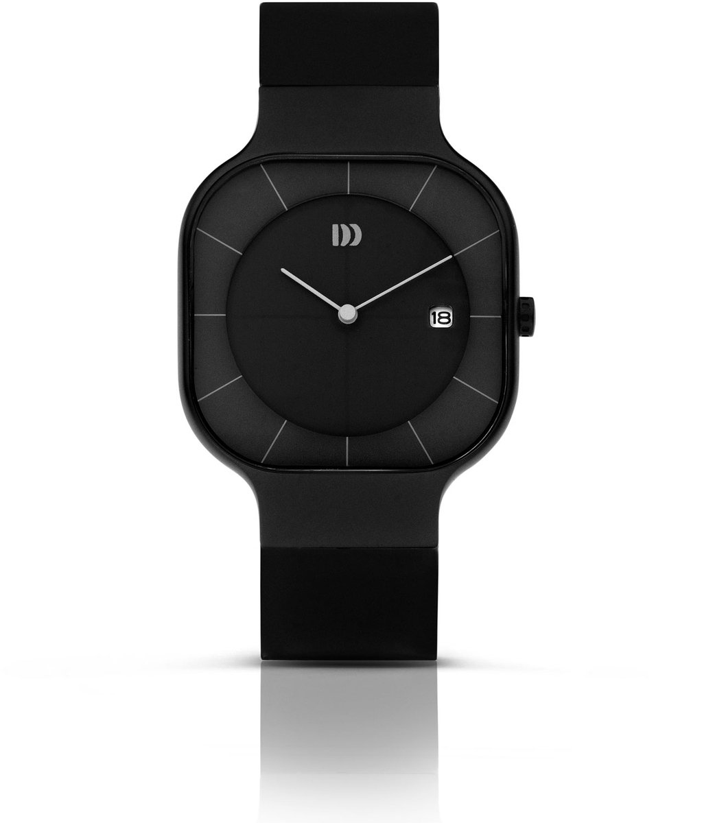 Danish Design Balance Horloge - Danish Design heren horloge - Zwart - diameter 38 mm - roestvrij staal