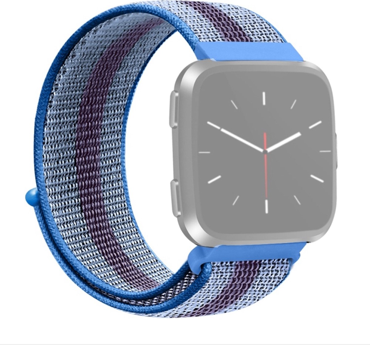 Nylon bandje - geschikt voor Fitbit Versa / Versa 2 - blauw