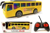 Radiografisch bestuurbare bus - 3D LED LICHT - RC Schoolbus speelgoed