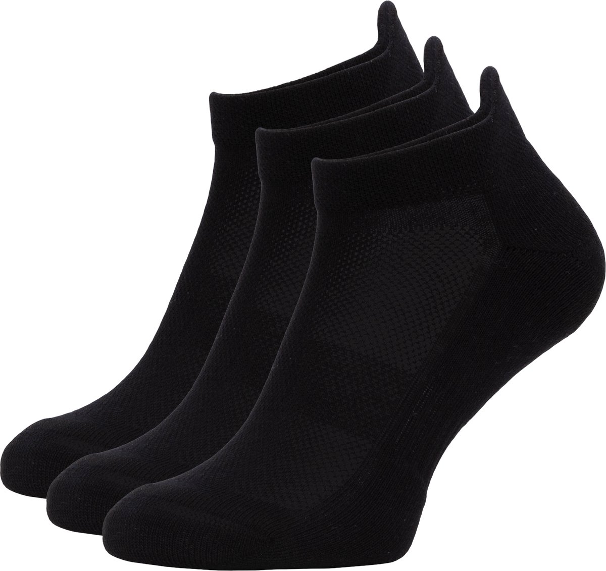 NOMAD® 3 Pack Enkelsokken Maat 39-42 | Bio Katoen Wandelsokken 3-pack Zwart | Naadloos | Dames & Heren | Medium demping | Elastische wreef band op Prijzenvolger.com