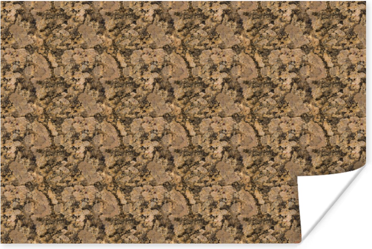Poster Patroon - Structuur - Graniet - 30x20 cm