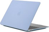 Mobigear Laptophoes geschikt voor Apple MacBook 12 Inch (2015-2017) Hoes Hardshell Laptopcover MacBook Case | Mobigear Matte - Serenity Blue - Model A1534 | Blauw