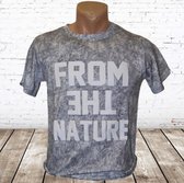 Kinder tshirt Nature grijs 6 -s&C-110/116-t-shirts jongens