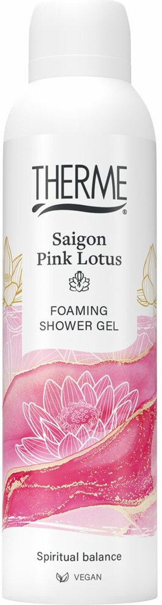 Bol.com Therme Saigon Pink Lotus Foaming Shower Gel - 6 x 200 ml - Voordeelverpakking aanbieding