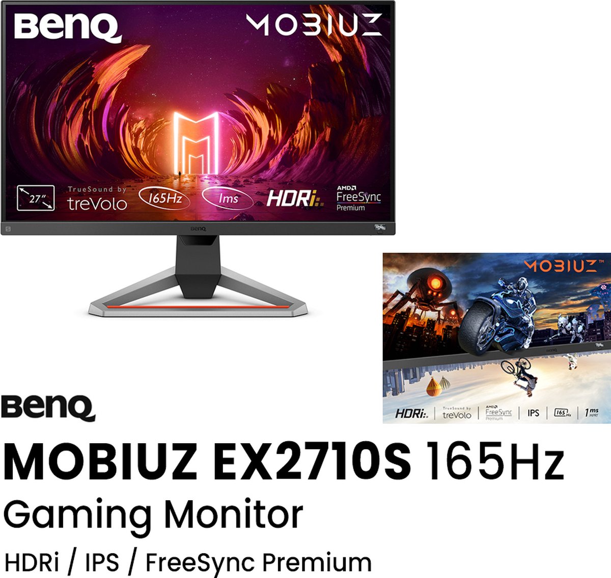 L'écran PC gaming BenQ Mobiuz de 24 pouces (165 Hz, 1ms) est en