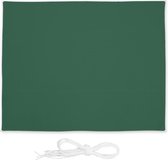 Relaxdays schaduwdoek - rechthoekig - polyester - zonnedoek - 4 scheerlijnen - groen - 5 x 6 m