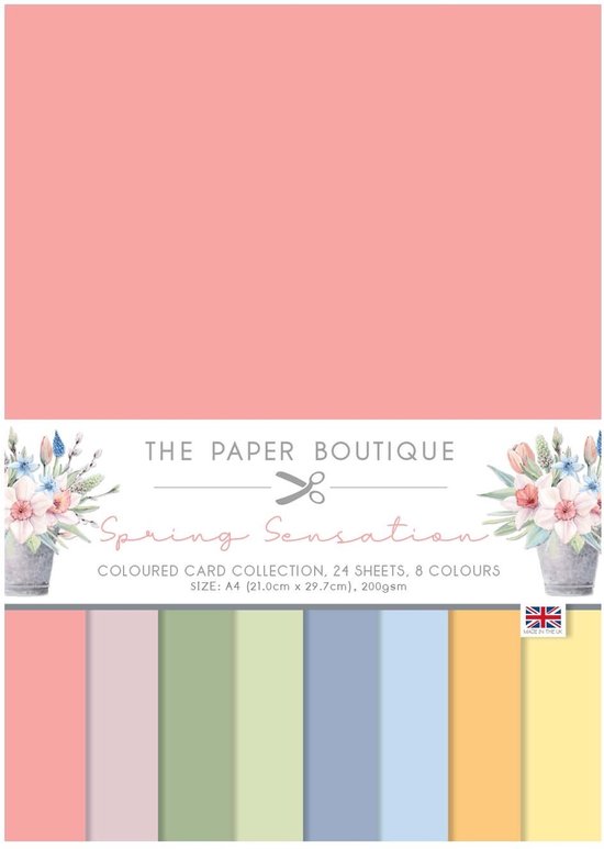 The Paper Boutique - Spring Sensation – Kit De Papier, 20,3 X