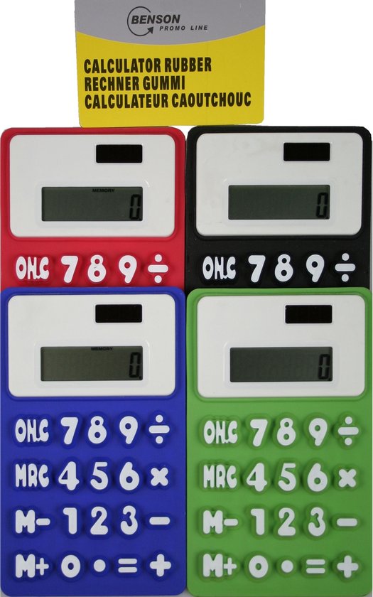 Benson Calculator Rubber Prijs per Stuk