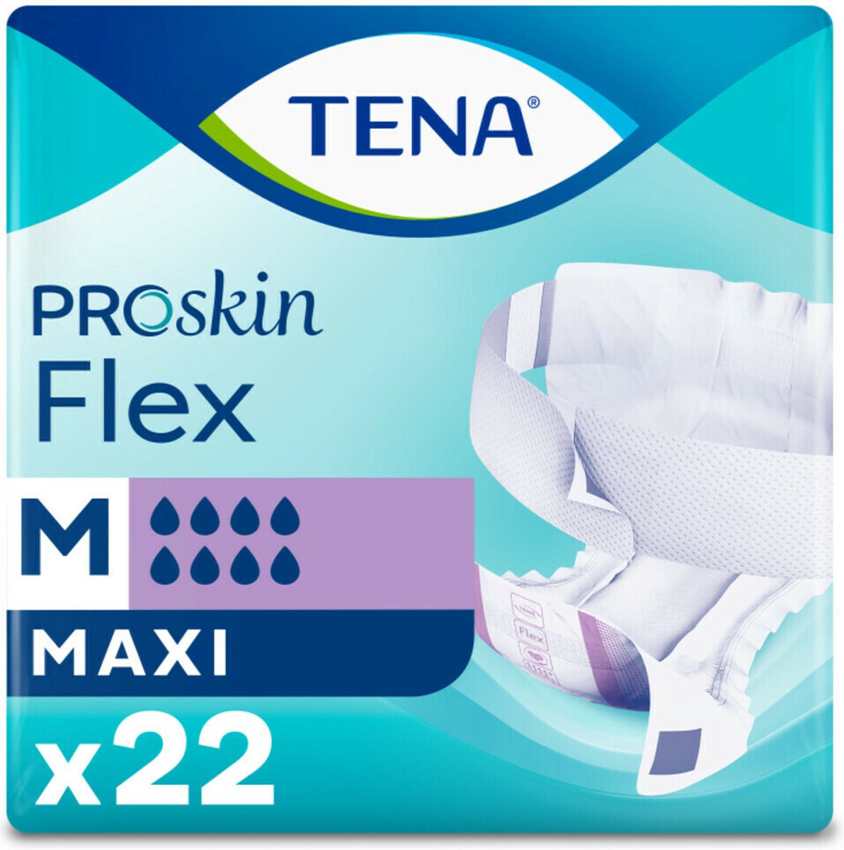 Goedkoopste TENA ProSkin Flex Maxi M - 3 x 22 stuks - Voordeelverpakking