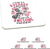 Sous-verres de verres - Mancave - Motor - Vintage - Sport - 10x10 cm - Dessous de verre - 6 pièces