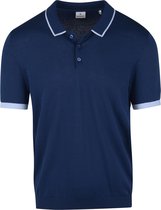 Blue Industry - Polo Indigo Donkerblauw - Modern-fit - Heren Poloshirt Maat M