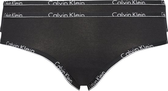 Calvin Klein slip 2 pack Bikini D QD3623E-001 zwart-38