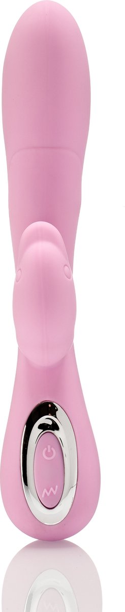ZENN – dolfijn vibrator, G-spot, clitoris massage, alleen of samen, 2 aparte motoren, zachte silicone, 30 verschillende vibratiestanden, vrouwen